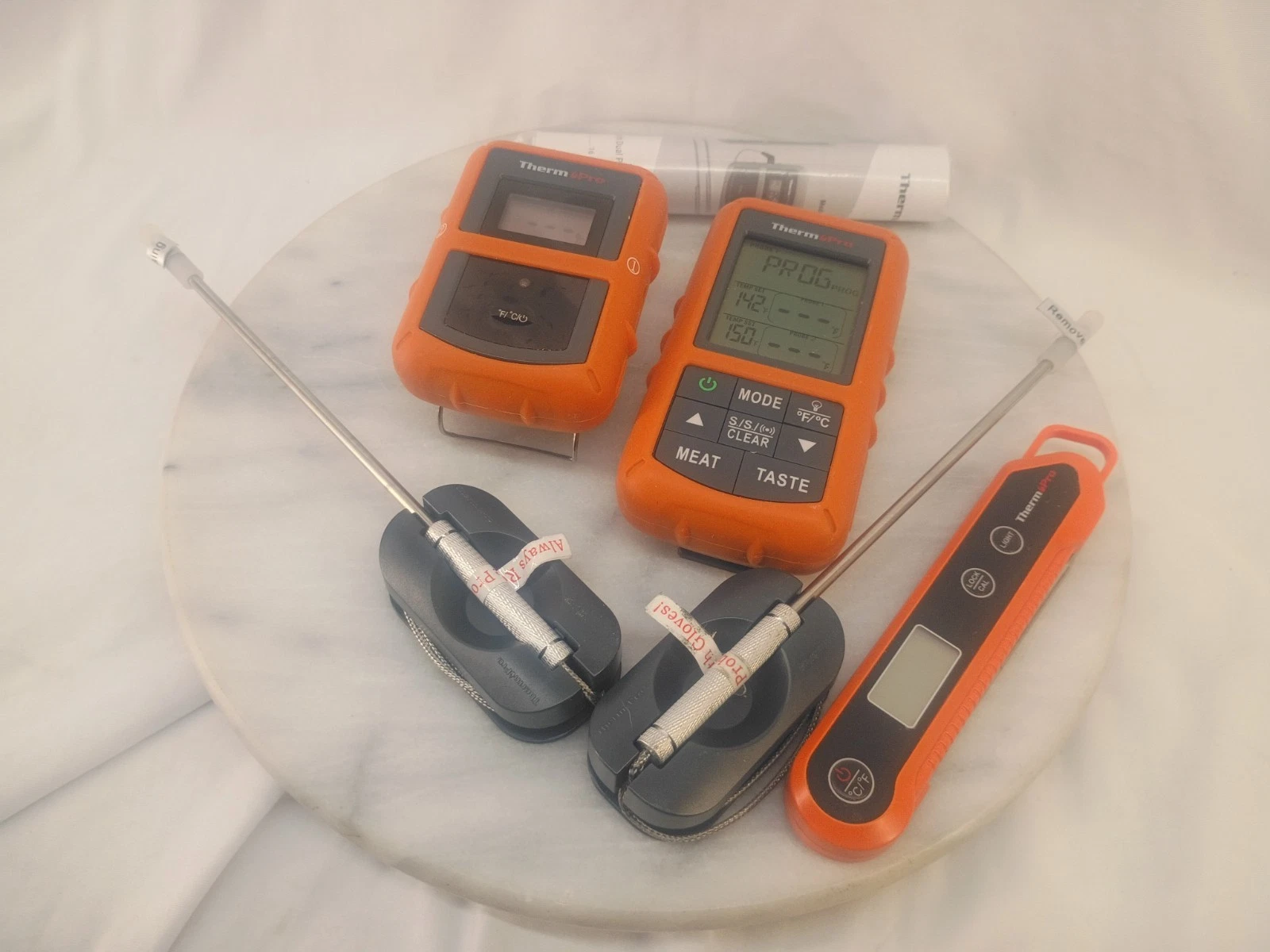 Therm Pro Remote Food Thermometer with Dual Probes - Model TP-20S - New NO BOX
Opens in a new window