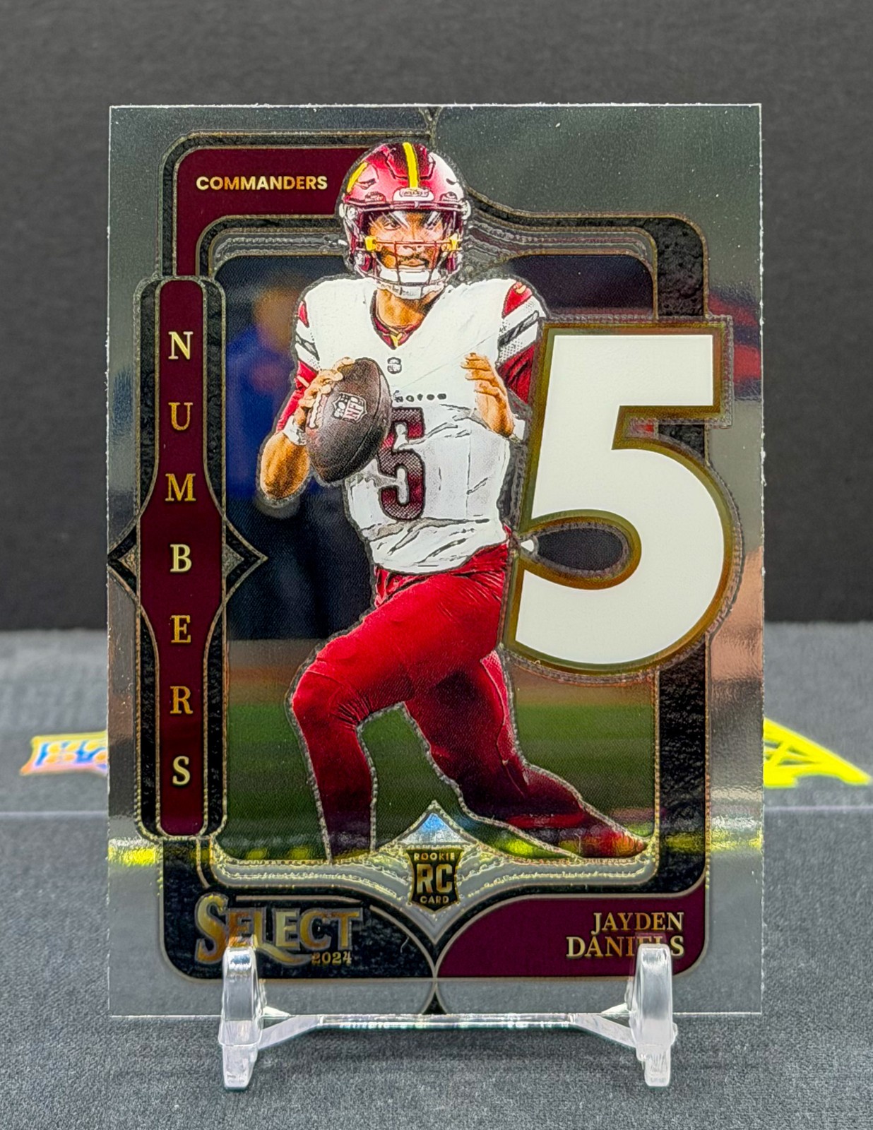 2024 Panini Select - Select Numbers Jayden Daniels #23 Rookie RC