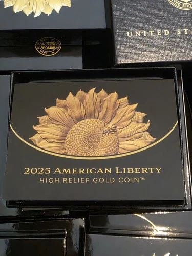 2025-W American Liberty High Relief Gold Case COA Box Sleeve -No Coin or Capsule