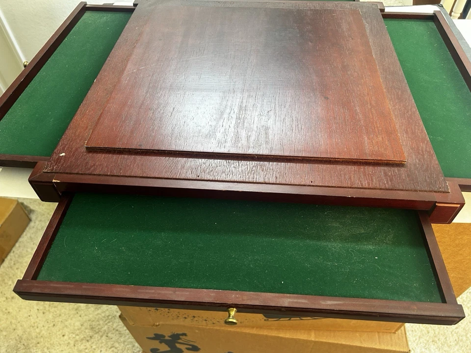 Vintage Franklin Mint Monopoly Collector's Edition Wood Player Drawers - Image 2 of 4