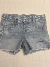 Members Mark Denim Stretch Shorts Size 6 6X For Girls. New Without Tags.