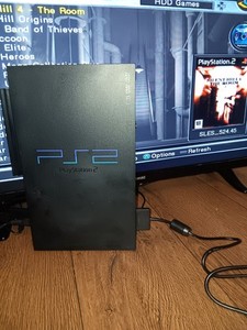 Playstation 2 + HDD Ready To Play - CMOS Akku ersetzt - 1 Pad + Kabel HDMI