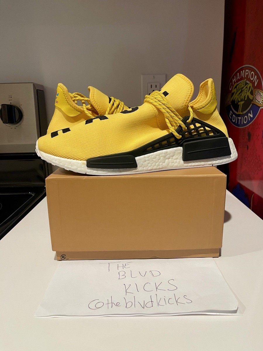 2016 PHARRELL WILLIAMS x ADIDAS NMD HU HUMAN RACE YELLOW 12 | eBay