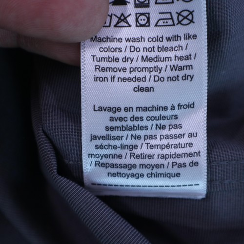 Camisa UNTUCKit Para Hombres 2XL Gris Sangiovese WF Calce Ajustado Sin Arrugas Abotonada - Imagen 11 de 12