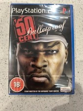 Image of Bulletproof 50 Cent Sony PlayStation 2, 2005, PAL Version Factory Sealed
