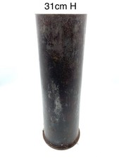 Antique Artillery Shell Casing A Piece of Militaria Or Trench Art Shell, Steel