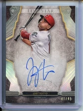 2018 Topps Five Star #CRA-JV Joey Votto Career Year Autographs #/45