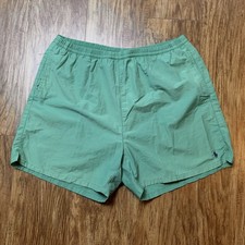 Vintage Polo Ralph Lauren Swim Trunks Size Large Lined Pockets Green 4" Inseam