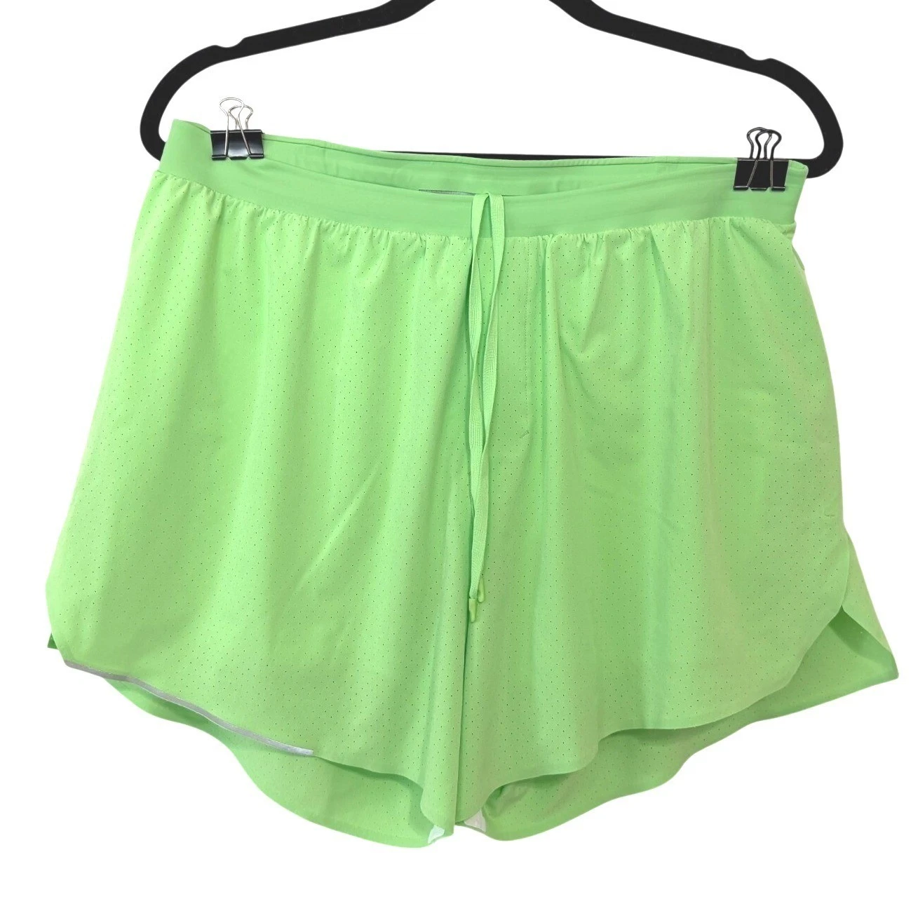 Lululemon Fast Free Short 6" Lined Mesh OOM Size XL Scream Green SCMG 55183