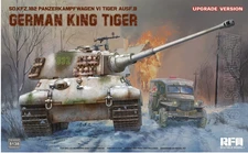 1/35 Rye Field Models Tiger Ausf.B German King Tiger Ardennes 1944 Upgrade #5138