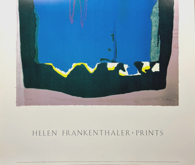 Freefall, 1992 by Helen Frankenthaler Rare 1993 Exhibition Art
