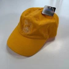 NWT SONIC The Hedgehog 3 Tails Embroidered Baseball Cap Adjustable Yellow 2024