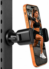 Gym Magnetic Phone Holder, 360 Adjustable, Portable Magnetic Phone Holder Mount