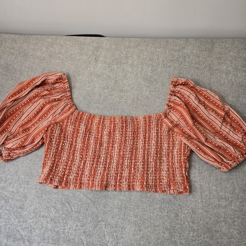 The Poetic Gypsy, Swept Away Boho Top Crop Puff Sleeve Size 12 RRP $89.99 - Bild 8 von 10