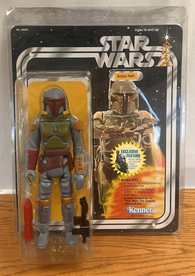 Star Wars Jumbo 12'' Rocket Firing Boba Fett Gentle Giant Kenner 2012 Sealed New