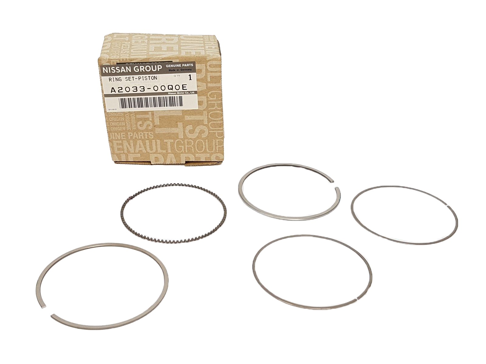 Segments de piston A203300Q0E pour réparer la perte de compression Nissan Micra et Juke