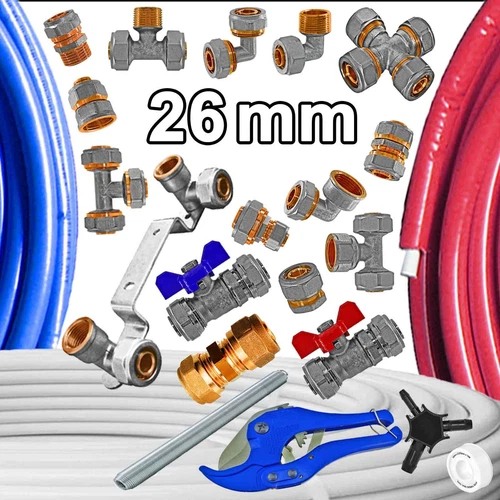 26mm alle Schraubfittings für Aluminium Mehrschichtverbundrohr für 26 x 3,0mm