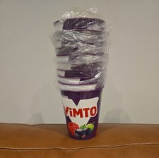 Vimto Plastic Cups / Beakers | Collectable Advertising | Brand new
