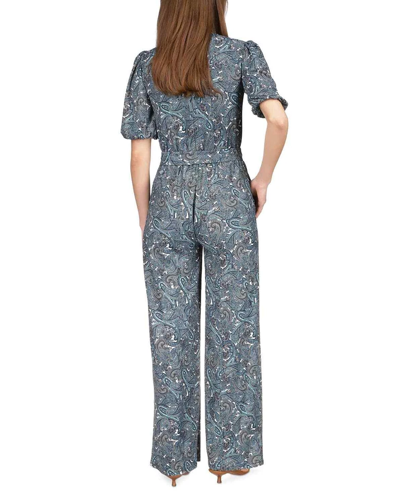 Mono envolvente MICHAEL Michael Kors para mujer pequeño azul cachemir - azul - XL Foto 2 de 4