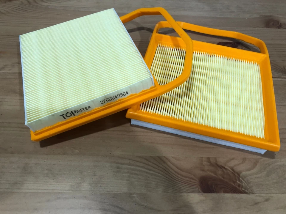 Juego de filtros de aire del motor para Mercedes Benz E400 GL450 GLS450 S550e S560e 2760940504 Foto 2 de 4