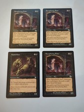 MTG Earsplitting Rats Judgment 65/143 Regular Common X3 And X1 Rabid Rats