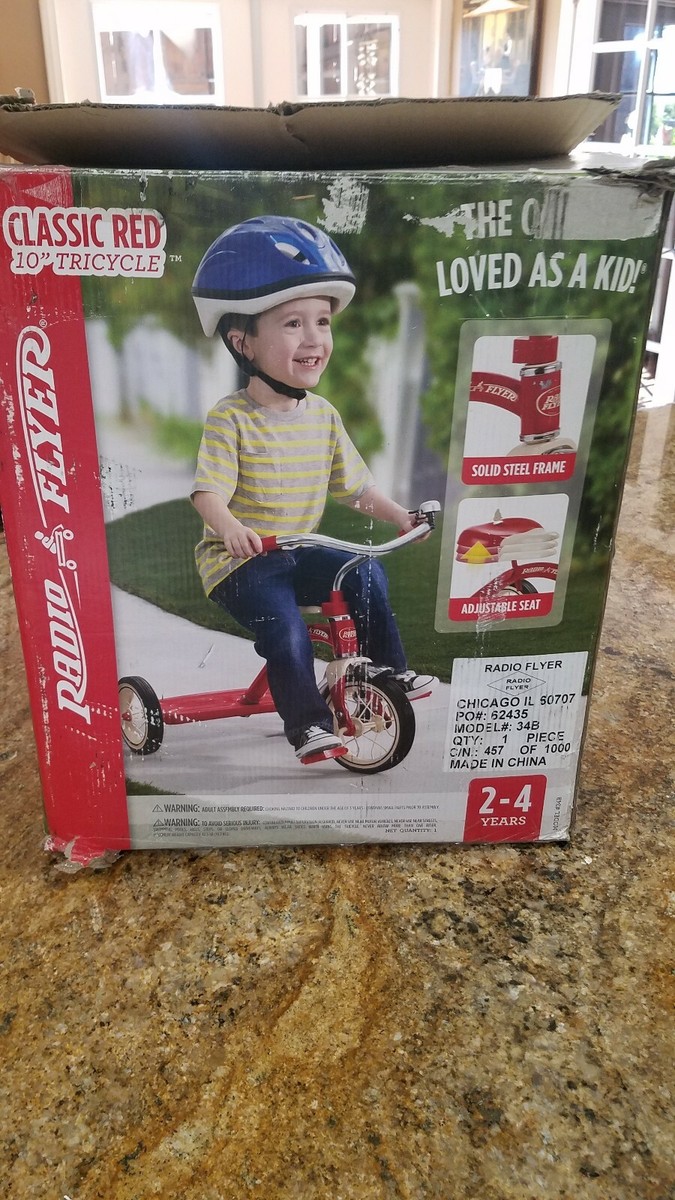 RADIOFRYER　Classic　Red　TRICYCLE World's Smallest Radio Flyer Classic Red Tricycle – Toys on
