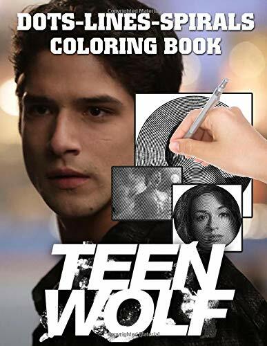 Teen Wolf Dots Lines Spirals Coloring Book Premium Activity Color