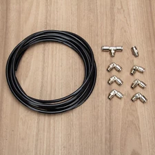 USA PUSH LOCK Vacuum Fitting Kit Turbo Wastegate Solenoid fits for Turbo Vehicle