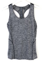 Merrell Womens Floral Deco Work Out Wicking Tank Top Black Heather Small Merrell Womens Floral Deco Work Out Wicking Tank Top Black Heather Small