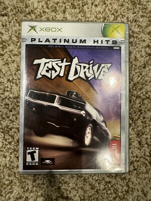 Test Drive Platinum Hits Original Microsoft XBOX Complete