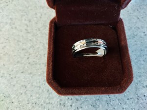 Silver Mens Womens Kids Stud Spinner Ring Size M Fidget Ring Anxiety Stress Ebay