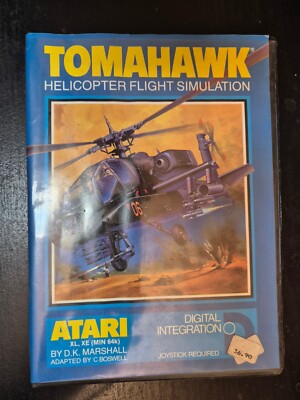 ATARI XL/XE - TOMAHAWK Flugsimulator 5,25 Disk