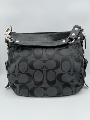 Coach Shoulder Bag, Black and Dark Gray, Model No. K0893-12674 | eBay