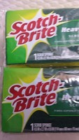 6 Pack Scotch Brite Heavy Duty Scrub Sponge 3m Fibra Para Trabajos Pesados 6 Pack Scotch Brite Heavy Duty Scrub Sponge 3m Fibra Para Trabajos Pesados