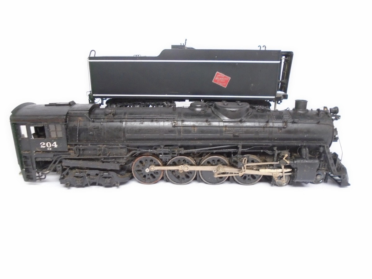 Overland Models Ho brass Milwaukee Road S2a 4-8-4 Steam locomotive