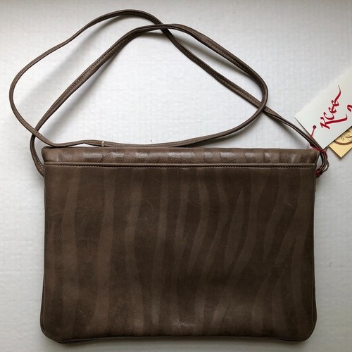 80s KCee Wildwood of California Purse Vintage Leather Bag NOS with Tags Made USA - Picture 6 of 13