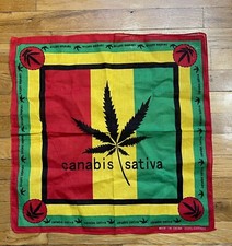 Bandanna Canabis Sativa 100 Cotton
