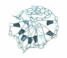 Eagle Claw Fishing 9 Snap Fish Stringer 46" Metal Chain Fish Keeper