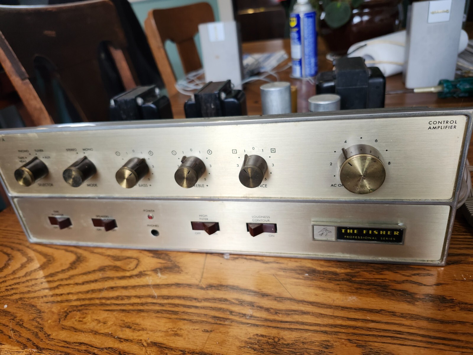Fisher X100A Tube Amplifier Parts Unit eBay