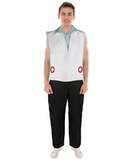 Adult Men's White Doctor Nurse Costumes Multi Color HC-1465