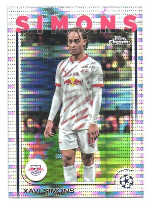 2024-25 Topps UCC Chrome Pulsar RB Leipzig Xavi Simons