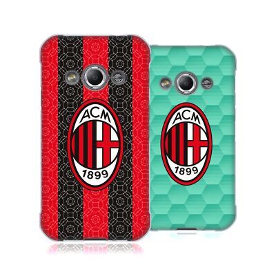 OFFICIAL AC MILAN 2020/21 CREST KIT SOFT GEL CASE FOR SAMSUNG PHONES 4