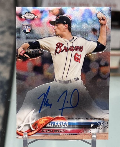 MAX FRIED 2018 Topps Chrome Rookie Card Autograph AUTO RC Braves RA 