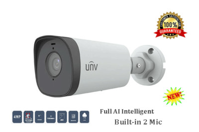 Uniview 4MP Intelligent AI Full HD build in mic IPC2314SB IP Security Camera