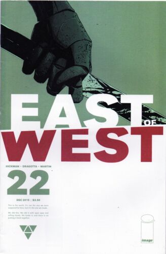 75p Image East Of West 22 Comic Rare High Grade NM 9.0 2015 Bag Board Hickman - Afbeelding 1 van 1
