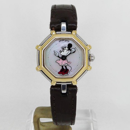 Gerald Genta Watch G.2899.7 Retro Fantasy Minnie Mouse SS×YG L...