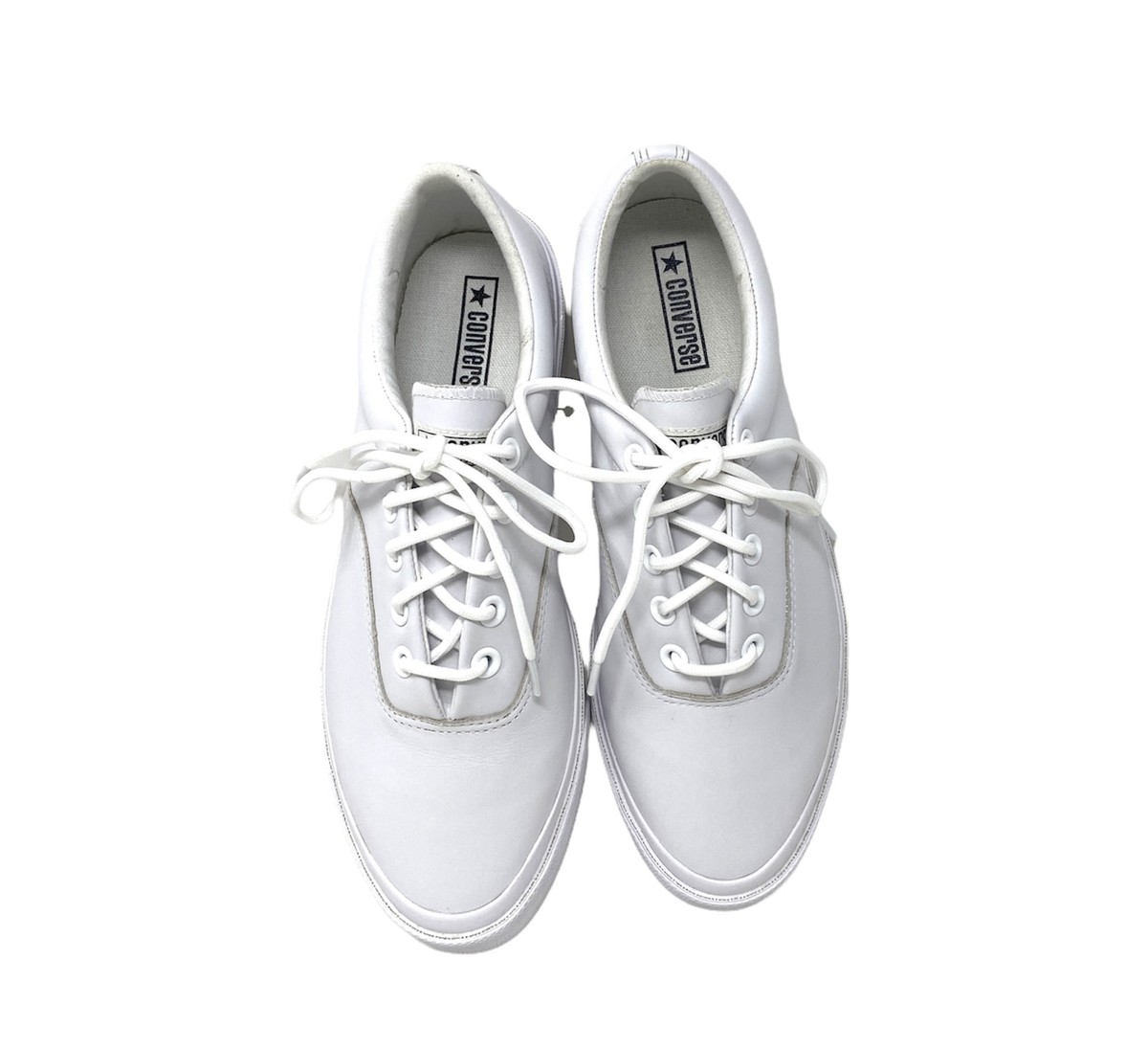 Converse SkidGrip CVO OX White Leather Casual Shoes Womens Converse SkidGrip CVO OX White Leather Casual Shoes Womens