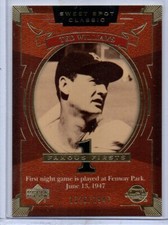 Ted Williams FF/1947  2004 Sweet Spot Classic #153 SN 1326/1947