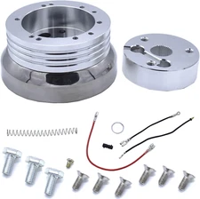 5 & 6 Hole Billet Steering Wheel Hub Adapter for Chevy, GM, Flaming River, Ididi