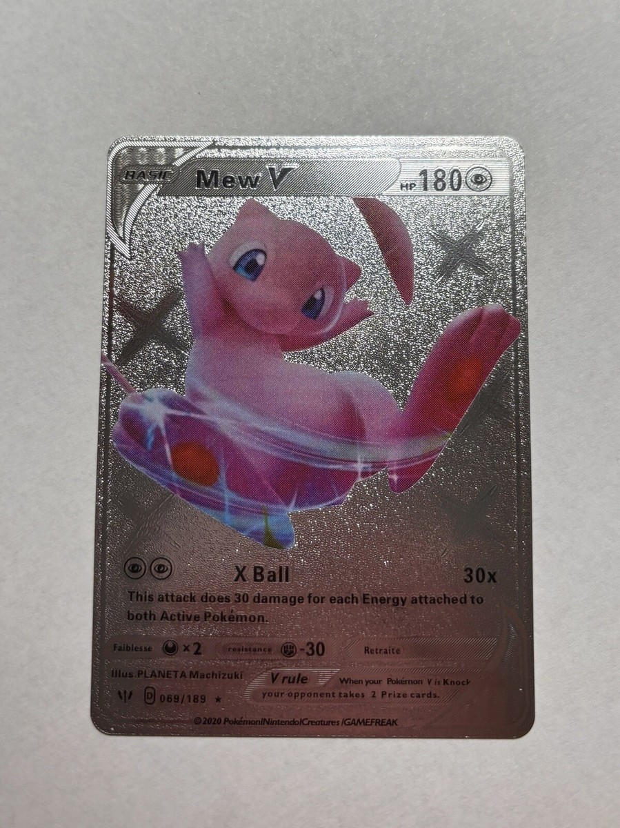 mew v pokemon card Mew V 053/172 - VSTAR Universe